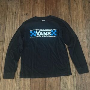 Vans boys long sleeve shirt